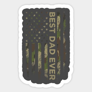 best dad ever - fathers day dad design Sticker